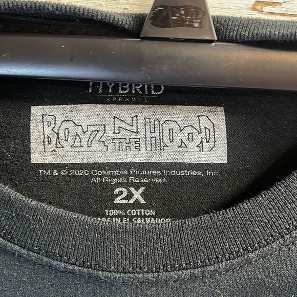 Hybrid “Boyz N The Hood” Black T-Shirt Size 2X Unisex - Picture 4 of 4